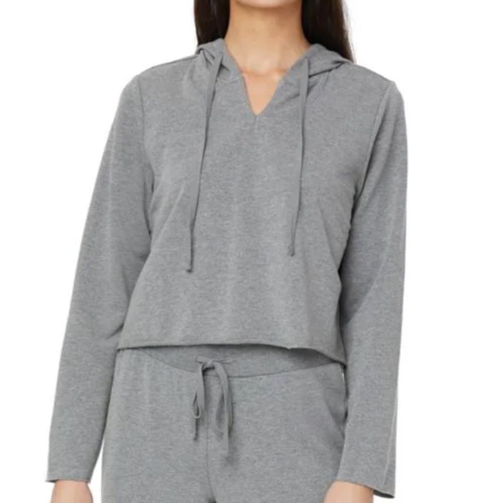 NYDJ Cropped Comfy Hoodie